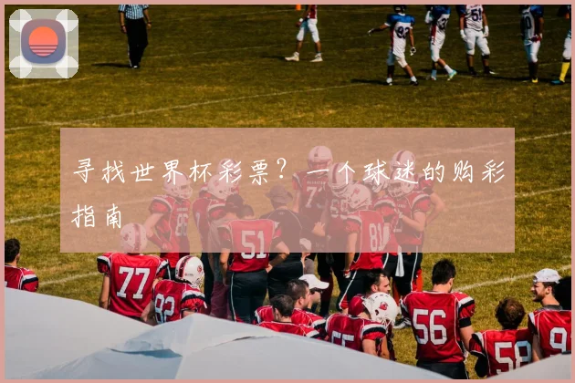 寻找世界杯彩票？一个球迷的购彩指南