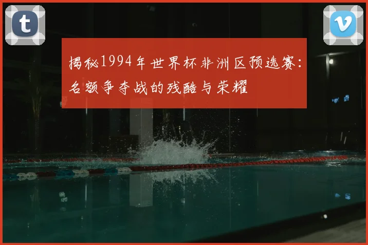 揭秘1994年世界杯非洲区预选赛:名额争夺战的残酷与荣耀