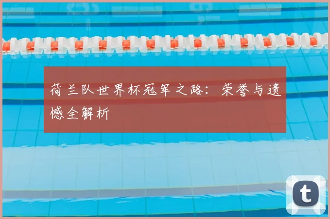 荷兰队世界杯冠军之路：荣誉与遗憾全解析