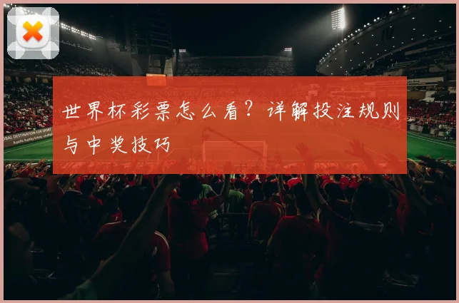世界杯彩票怎么看？详解投注规则与中奖技巧